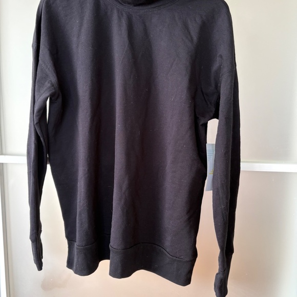 Zella Funnel Neck Pullover Black NWT Sz M - Picture 8 of 8